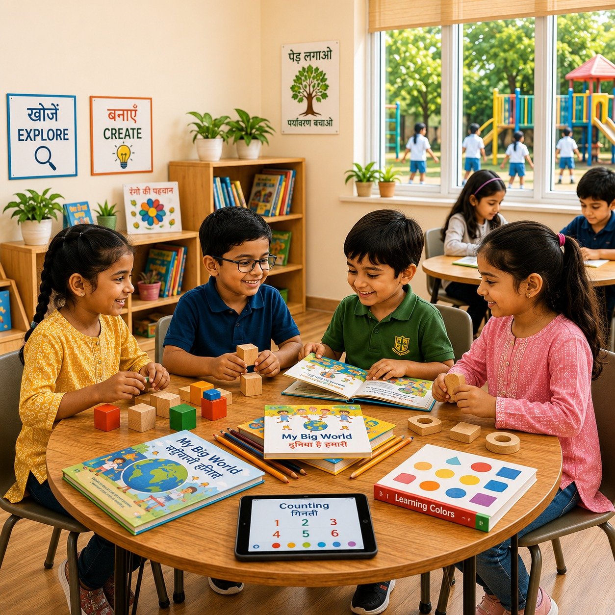 Children learning